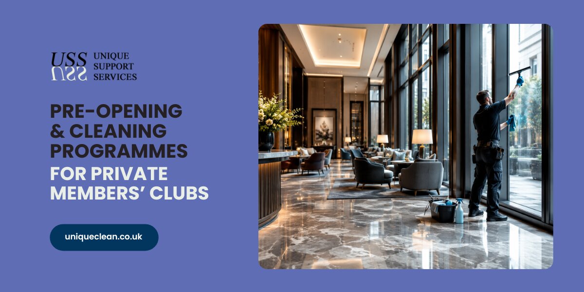 Pre-opening & Cleaning Programmes for Private Members&rsquo; Clubs