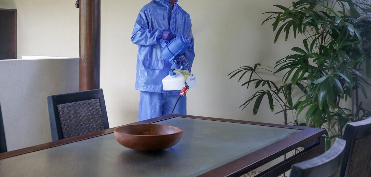 Specialist anti-viral fogging service